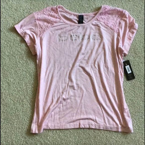 SOLD - Bebe Pink Logo Top - Small - Picture 1 of 7